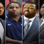 Tony Bland, Emanuel Richardson, Lamont Evans and Chuck Person