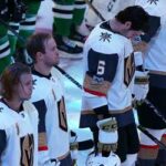 Las Vegas Golden Knights honoring Las Vegas Victims during Dallas Stars Game