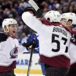 Gabriel Bourque celebrates goal vs Toronto Maple Leafs: January 22nd 2018