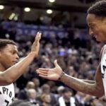 Kyle Lowry and DeMar DeRozan