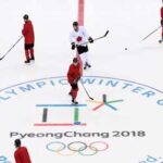 Canadas Men's Team practising at Pyeongchang 2018