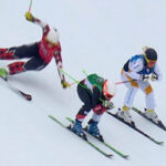 marielle thompson falling in ski cross heat