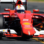 sebastian vettel testing at circuit de barcelona-catalunya