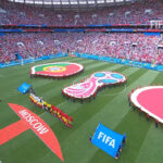 opening cerominies in match between portugal and morocco