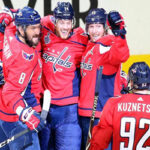 washington capitals celebrate after defeating the vegas golden knights 6-2 in game 4 of the stanley cup finals
