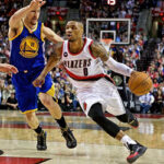 the golden state warriors ended a four game losing streak after defeating the portland trail blazers on friday night