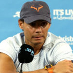 rafael nadal speaks to the media on wednesday after announcing he would not particpate in the aussie open warm-up