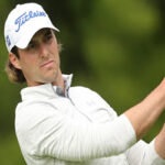 james allanby tees off during the second round of play at the canada life open in bristish columbia.