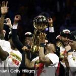 toronto raptors celebrate winning nba final 2019