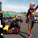 max verstappen waves to the crowds in mogyoród, hungary after earning pole position on saturday.