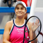 ashleigh barty smiles to the crowds in china on saturday after defeating kiki bertens in the china open semifinals.